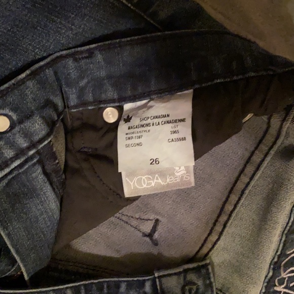 Yoga Jeans High Rise, Skinny blue Jean. Size 26 - Picture 4 of 4